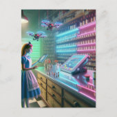 アリスインファンタジー薬局 ポストカード (正面)