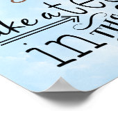 アリスインワンダーランドお洒落ティーキャロール引用文 ポスター (角)