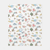 アリスインワンダーランドお洒落子供部屋毛布 フリースブランケット (正面)