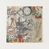 アリスインワンダーランドカーテンクラシックアート タペストリー (正面(横))