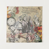 アリスインワンダーランドカーテンクラシックアート タペストリー (正面)