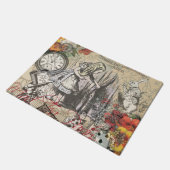 アリスインワンダーランドカーテンクラシックアート ドアマット (アングル)