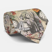 アリスインワンダーランドカーテンクラシックアート ネクタイ (ロール)