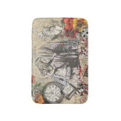 アリスインワンダーランドカーテンクラシックアート バスマット (正面縦)