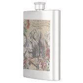 アリスインワンダーランドカーテンクラシックアート フラスク (左)