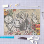 アリスインワンダーランドカーテンクラシックアート 薄葉紙 (クラフト)