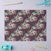 アリスインワンダーランドキャタピラーパープルデコパージュ 薄葉紙 (クラフト)