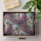 アリスインワンダーランドキャタピラーパープルデコパージュ 薄葉紙 (ギフト)