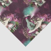 アリスインワンダーランドキャタピラーパープルデコパージュ 薄葉紙 (詳細)