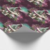 アリスインワンダーランドキャタピラーパープル ラッピングペーパー (角)