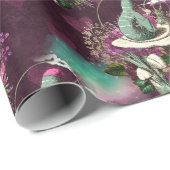 アリスインワンダーランドキャタピラーパープル ラッピングペーパー (ロールコーナー)