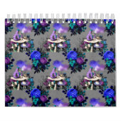 アリスインワンダーランドキャタピラー喫煙フラワーズ カレンダー (カバー)