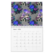 アリスインワンダーランドキャタピラー喫煙フラワーズ カレンダー (3月 2026)