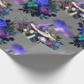 アリスインワンダーランドキャタピラー喫煙フラワーズ ラッピングペーパー (角)