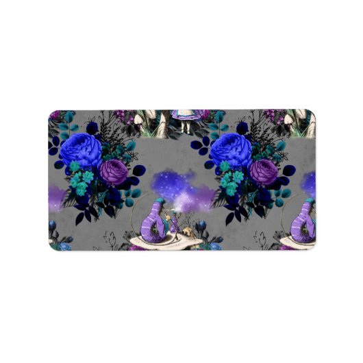 アリスインワンダーランドキャタピラー喫煙フラワーズ ラベル (正面)