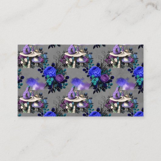 アリスインワンダーランドキャタピラー喫煙フラワーズ 名刺 (正面)