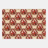 アリスインワンダーランドクイーンオブハートホリデイ ラッピングペーパーシート (正面)