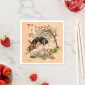 アリスインワンダーランドクラシックイラストレーション スタンダードカクテルナプキン (インサイチュ)