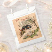 アリスインワンダーランドクラシックイラストレーション フェイバーバッグ (クリップ留めされた状態)