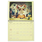 アリスインワンダーランドクラシックイラストヴィンテージ カレンダー (3月 2026)