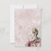 アリスインワンダーランドザ不機嫌ハッターティーパーティー サンキューカード (裏面)