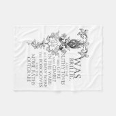 アリスインワンダーランドジャバーウォッキーフリースブランケット フリースブランケット (正面(横))