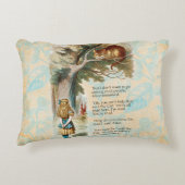 アリスインワンダーランドチェシャーキャット不機嫌 アクセントクッション (正面)