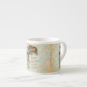 アリスインワンダーランドチェシャーキャット不機嫌 エスプレッソカップ (正面右)