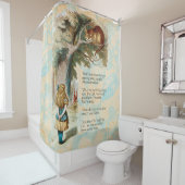 アリスインワンダーランドチェシャーキャット不機嫌 シャワーカーテン (インサイチュ)