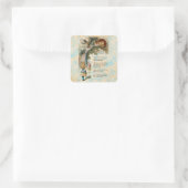 アリスインワンダーランドチェシャーキャット不機嫌 スクエアシール (バッグ)