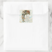 アリスインワンダーランドチェシャーキャット不機嫌 スクエアシール (バッグ)