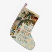 アリスインワンダーランドチェシャーキャット不機嫌 スモールクリスマスストッキング (正面 (吊り時))