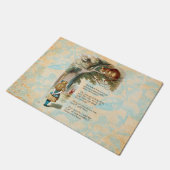 アリスインワンダーランドチェシャーキャット不機嫌 ドアマット (アングル)