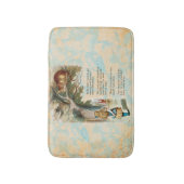 アリスインワンダーランドチェシャーキャット不機嫌 バスマット (正面縦)