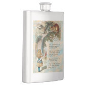 アリスインワンダーランドチェシャーキャット不機嫌 フラスク (右)