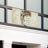 アリスインワンダーランドチェシャーキャット不機嫌 横断幕 (ビルの外側)