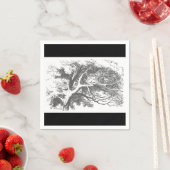 アリスインワンダーランドチェシャーキャット紙ナプキンス スタンダードカクテルナプキン (インサイチュ)