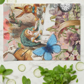 アリスインワンダーランドティーパーティーキャラクター キッチンタオル (折り畳み)