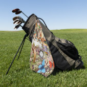 アリスインワンダーランドティーパーティーキャラクター ゴルフタオル (グリーン)