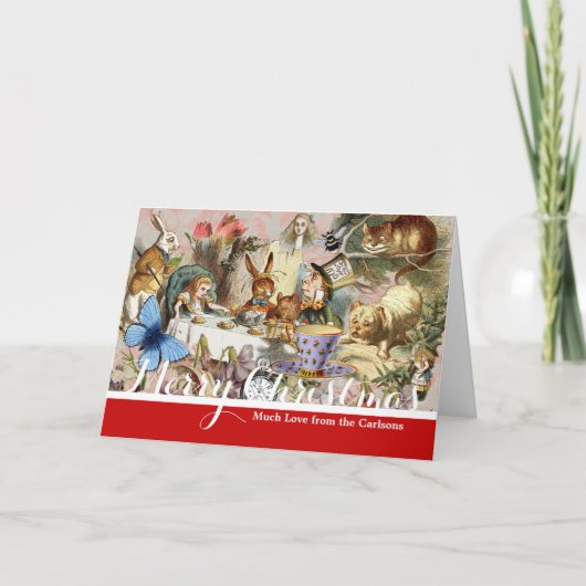 アリスインワンダーランドティーパーティーキャラクター シーズンカード (正面)