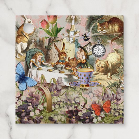 アリスインワンダーランドティーパーティーキャラクター フェイバータグ (正面)