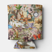 アリスインワンダーランドティーパーティーキャラクター 缶クーラー (裏面)