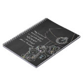 アリスインワンダーランドティーパーティーチャルお洒落クボード ノートブック (左側)