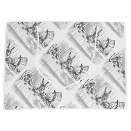 アリスインワンダーランドティーパーティー抱き枕 ラージペーパーバッグ