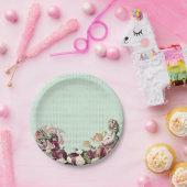 アリスインワンダーランドティーパーティー紙プレート ペーパープレート (パーティー)