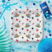 アリスインワンダーランドテーマブラック紙プレート ペーパープレート (パーティー)