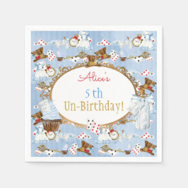 アリスインワンダーランドテーマ スタンダードカクテルナプキン