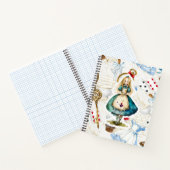 アリスインワンダーランドテーマ ノートブック (内部)