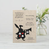 アリスインワンダーランドバーラップティーパーティー誕生日 招待状 (スタンド正面)