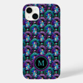 アリスインワンダーランドパープルティール(緑がかった色)クイーンハート Case-Mate iPhoneケース (裏面)